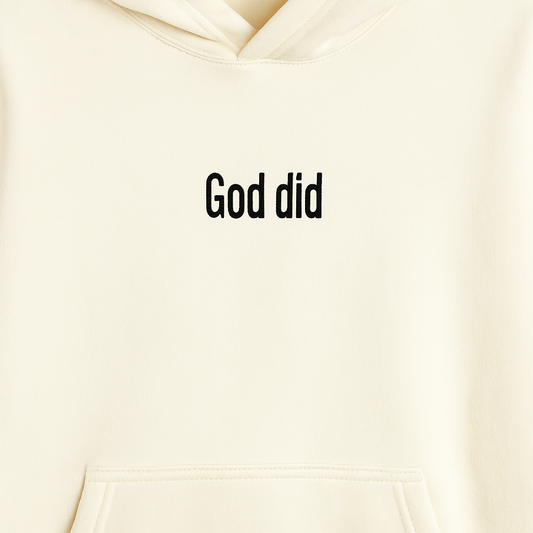 God did. Minimal Hoodie