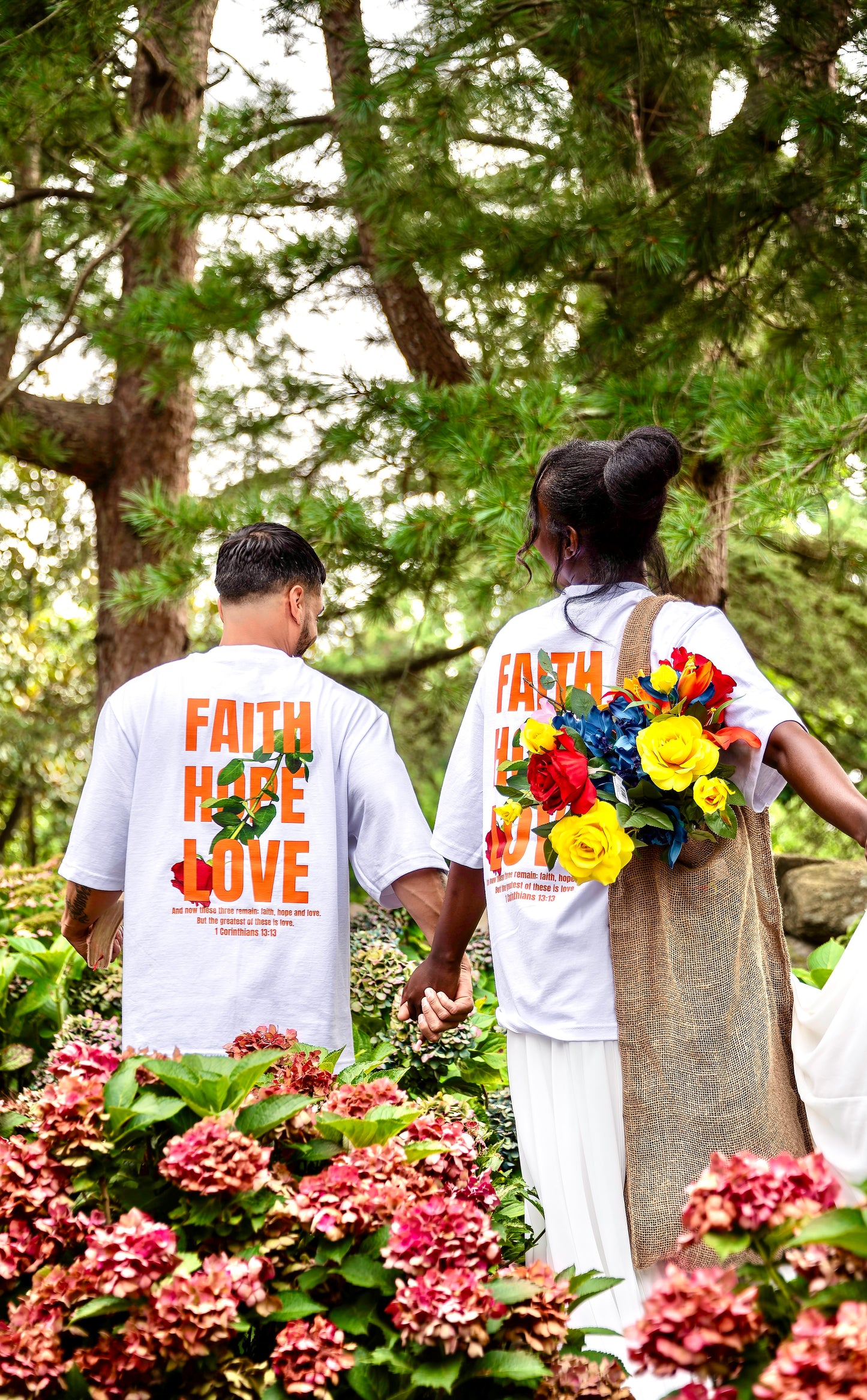 “FAITH, HOPE, LOVE” Oversized T-Shirt