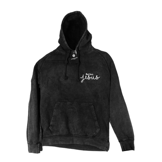 "BUT FIRST JESUS" PULLOVER HOODIE